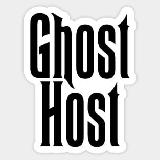 Ghost Host Sticker